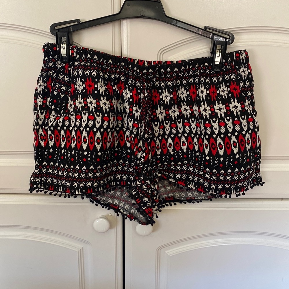 Aztec Elastic Waistband Shorts